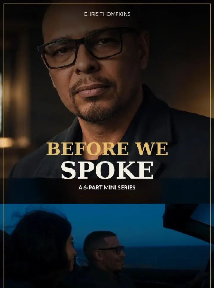 Before We Spoke series artwork featuring the two characters, a piano scene, and the series title.
